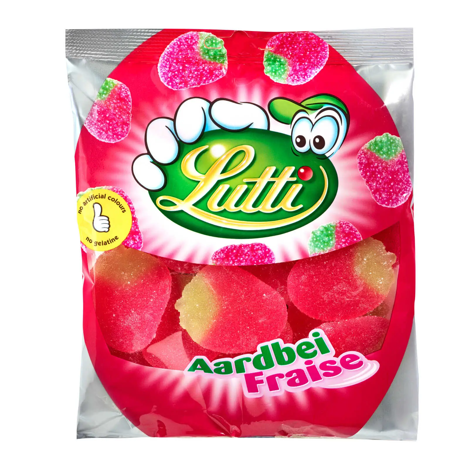 Doces Lutti | Morango | Doces Lutti | Pastilhas Lutti | 6,1 onças no total