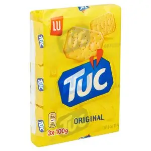 Biscuits Lu | Crackers originaux au sel 3 pièces | Biscuits Lu | Biscuits belges | 10,5 onces au total – Image 2