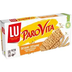 Biscoitos Lu | Parovita Toast Crackers Sesame Seeds | Biscoitos Lu | Biscoitos belgas | 11,6 onças no total - Image 2