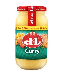 Devos Lemmens Sauce | Curry 300 ml | Devos Lemmens | Belgische Sauce | 10,5 Unzen insgesamt