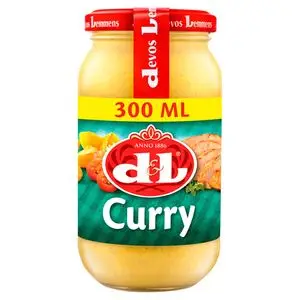 Devos Lemmens Sauce | Curry 300 ml | Devos Lemmens | Belgische Sauce | 10,5 Unzen insgesamt – Bild 2