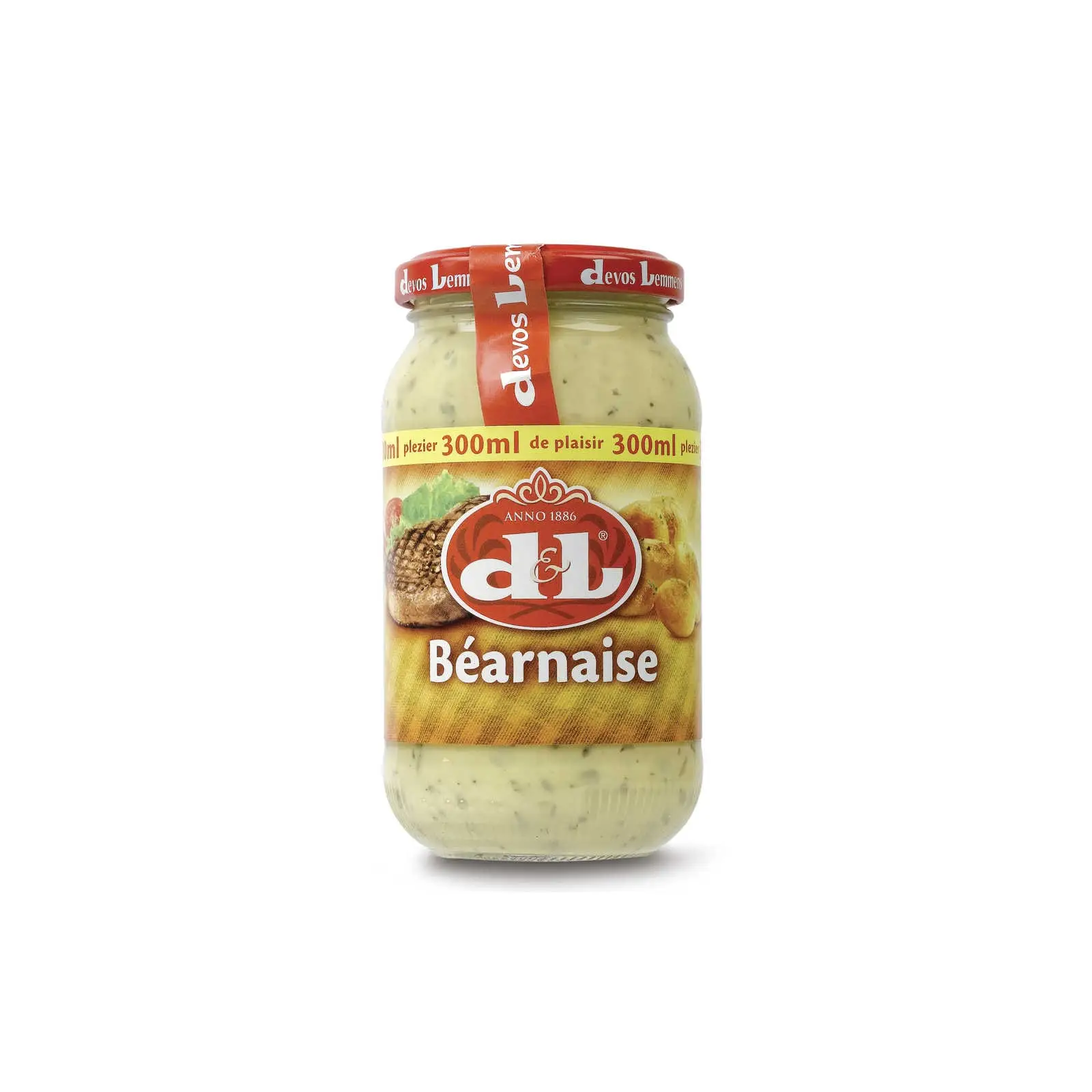 Devos Lemmens Sauce | Béarnaise 300 ml | Devos Lemmens | Belgische Sauce | 10,5 Unzen insgesamt