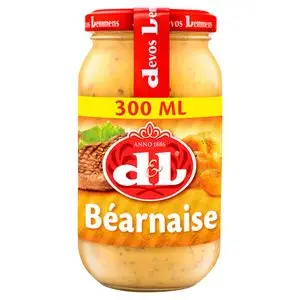 Devos Lemmens Sauce | Béarnaise 300 ml | Devos Lemmens | Belgische Sauce | 10,5 Unzen insgesamt – Bild 2