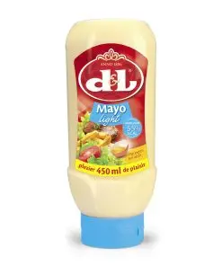 Devos Lemmens Sauce | Mayo Light mit Eiern 450 ml | Devos Lemmens | Belgische Sauce | 15,8 Unzen insgesamt
