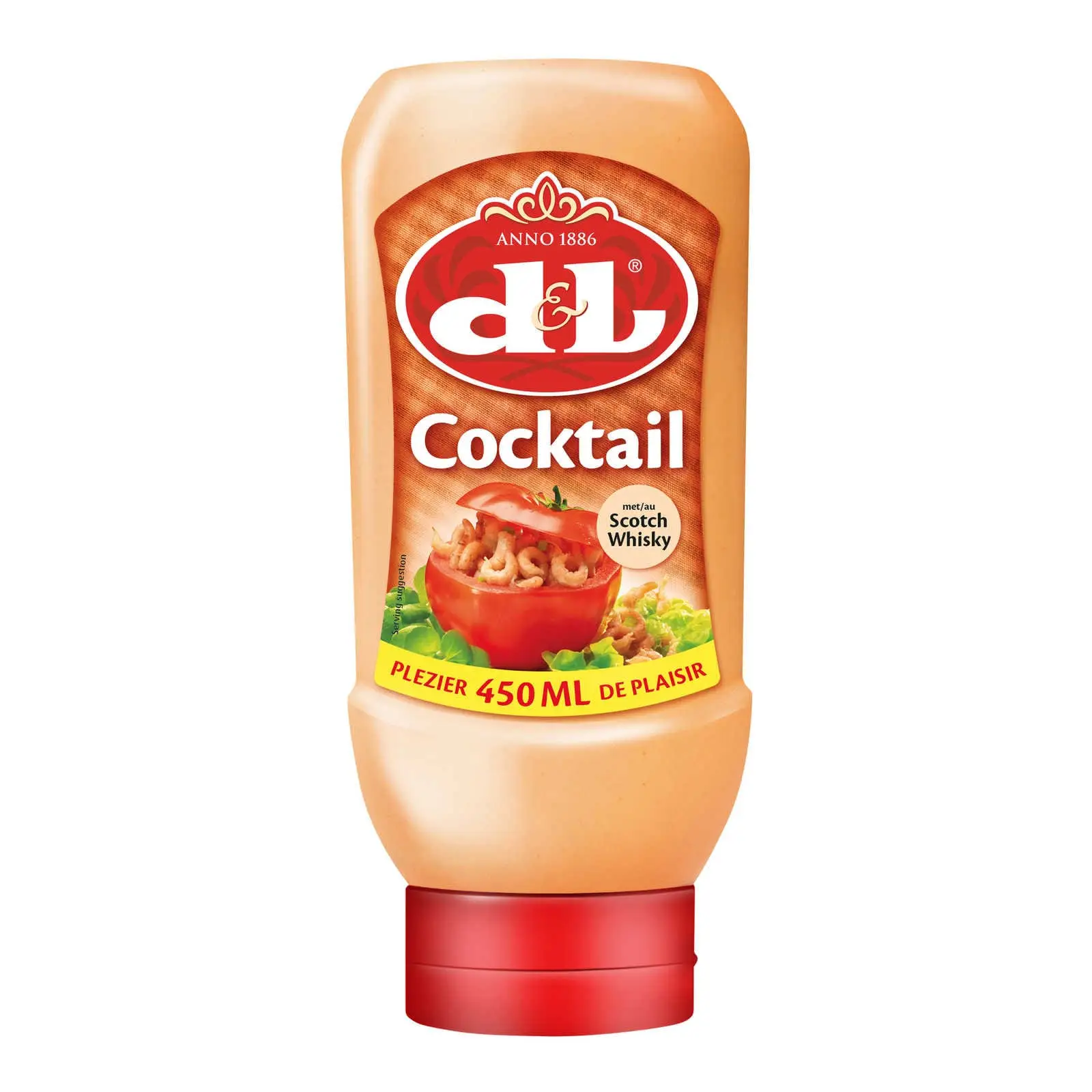 Molho Devos Lemmens | Cocktail com Whisky Escocês 450 ml | Devos Lemmens | Molho Belga | 15,8 onças no total