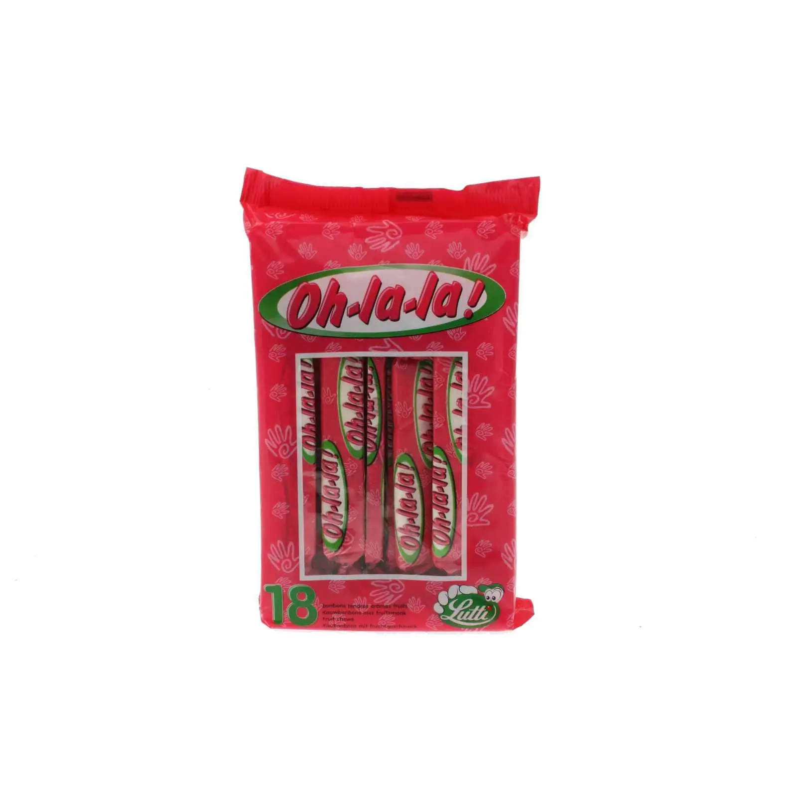 Doces Lutti | Oh-La-La! 18 chocolates mastigáveis com sabor a fruta | Doces Lutti | Pastilhas Lutti | 5,2 onças no total