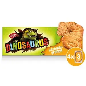 Galletas Lotus | Cereales Dinosaurio 4 bolsas | Galletas Lotus | Galletas belgas | 6,1 onzas en total - Imagen 4