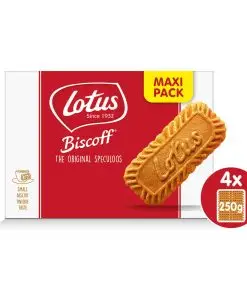 Galletas Lotus | Las Speculoos originales 4 unidades | Galletas Lotus | Galletas belgas | 35,2 onzas en total
