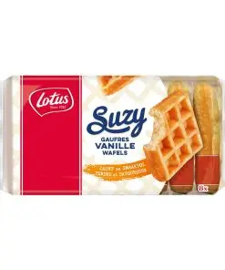 Biscoitos Lotus | Bolachas Suzy Baunilha 8 unidades | Biscoitos Lotus | Biscoitos Belgas | 7,9 onças no total