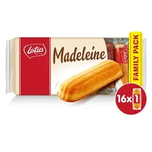 Biscuits Lotus | Madeleine Family Pack 16 pièces | Biscuits Lotus | Biscuits belges | 14,1 onces au total – Image 2