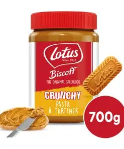 Lotus Cookies | The Original Speculoos Crunchy Spread Xl Jar | Lotus Biscuits | Belgian Cookies | 24,6 Ounce Total