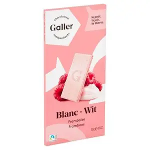Chocolate Galler Bélgica | Framboesa Branca | Galler Chocolatier | Chocolate Belga | 2,8 onças no total - Image 2