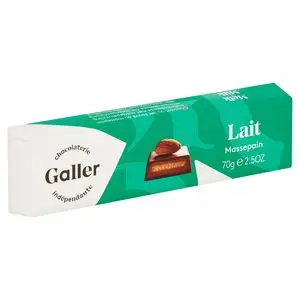 Chocolate Galler Bélgica | Lait Massepain  | Galler Chocolatier | Chocolate Belga | 2,4 onças no total - Image 2