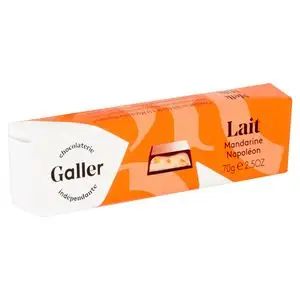 Chocolate Galler Bélgica | Lait Mandarine Napoléon | Galler Chocolatier | Chocolate belga | 2,4 onças Total - Image 2