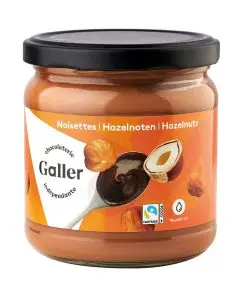 Galler Chocolate Belgium | Chocolatier Hazelnuts Spread | Galler Chocolatier | Belgium Chocolate | 14,1 Ounce Total