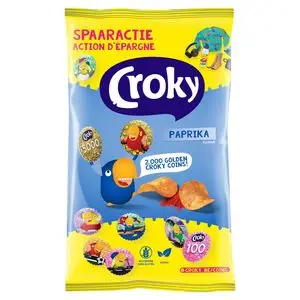 Croky Chips | Paprika Flavour | Croky Crisps | Croky | 7 Ounce Total - Image 2