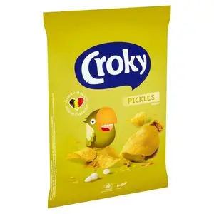 Croky Chips | Pickles Flavour | Croky Crisps | Croky | 7 Ounce Total - Image 2