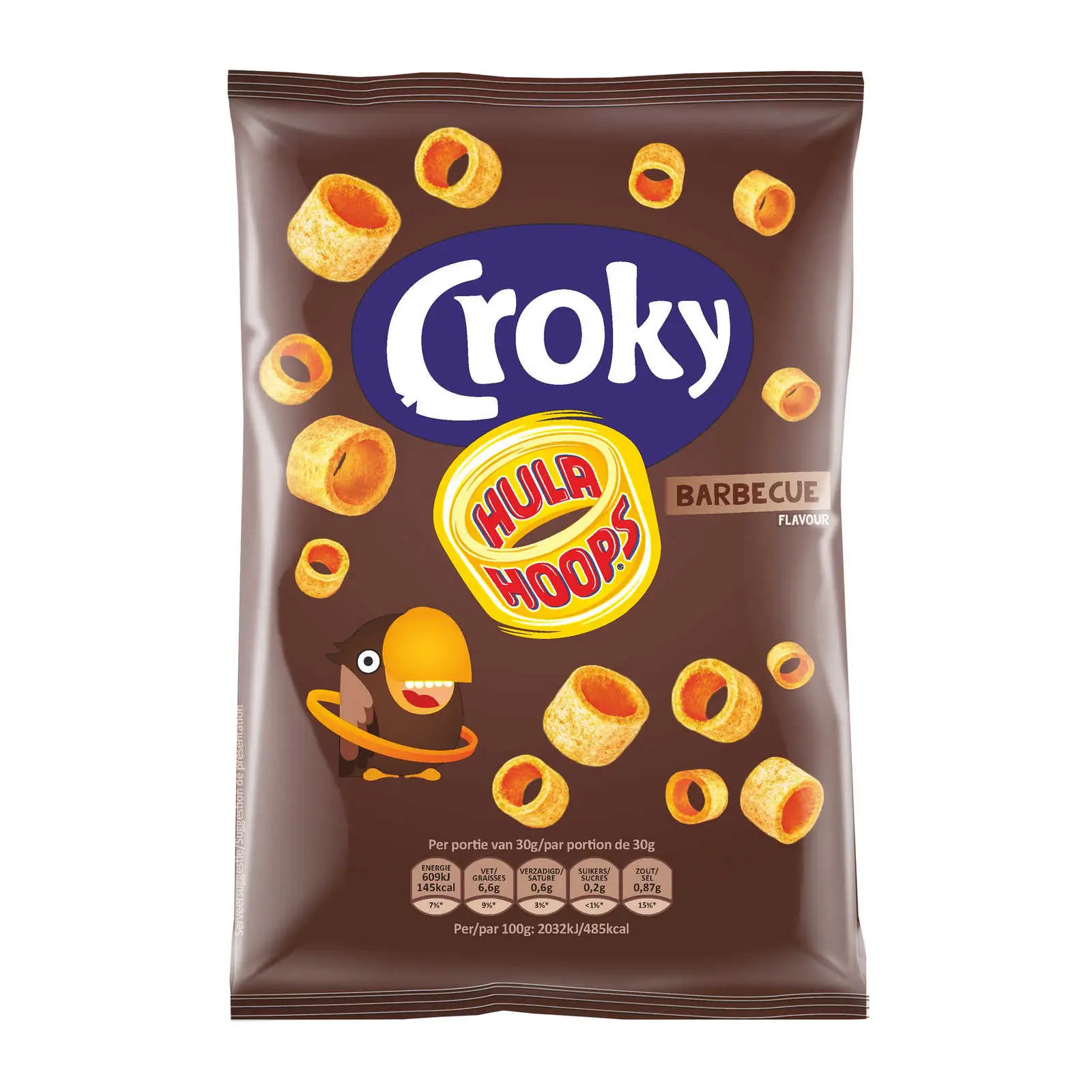 Croky Chips | Saveur barbecue Hula Hoops | Croky Crisps | Croky | 3,5 onces au total