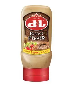 Devos Lemmens Sauce | Black Pepper Sqz 300 ml | Devos Lemmens | Belgische Sauce | 10,5 Unzen insgesamt