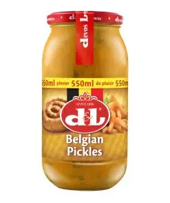 Devos Lemmens Sauce | Belgische Pickles 550 ml | Devos Lemmens | Belgische Sauce | 19,4 Unzen insgesamt