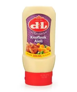 Devos Lemmens Sauce | Knoblauch 300 ml | Devos Lemmens | Belgische Sauce | 10,5 Unzen insgesamt
