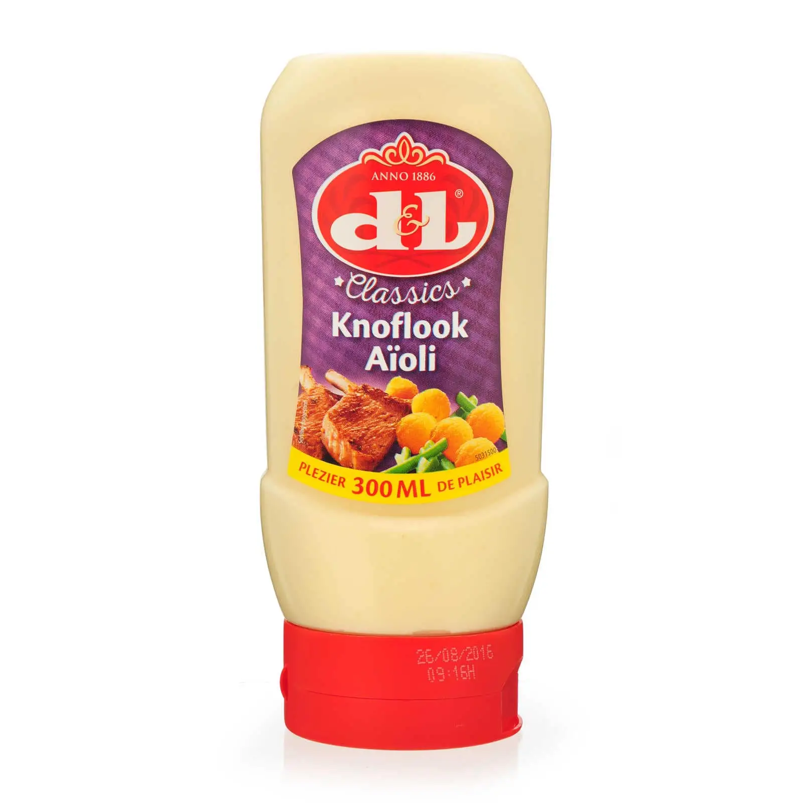 Devos Lemmens Sauce | Garlic 300 Ml | Devos Lemmens | Belgian Sauce | 10,5 Ounce Total