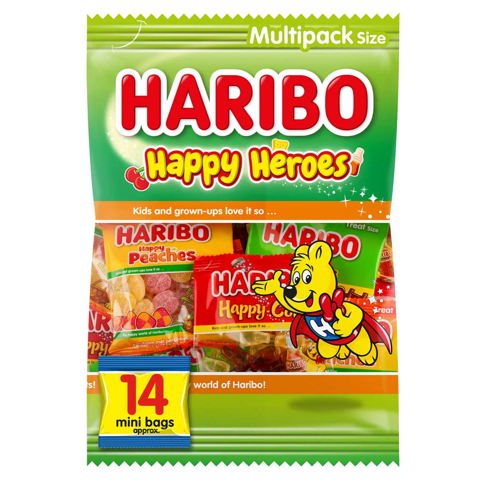 Haribo Candy | Happy Heroes Multipack Size | Haribo Gummies | Haribo Sweets | 12,3 Ounce Total