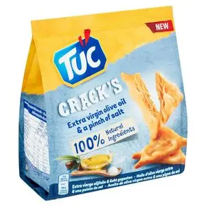 Biscoitos Lu | Crack'S Crackers Grissini Azeitonas e Sal | Biscoitos Lu | Biscoitos Belgas | 3,5 onças no total - Image 2