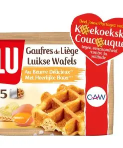 Lu Cookies | Cakes Ikse Waffeln Natur | Lu Kekse | Belgische Kekse | 7,9 Unzen insgesamt