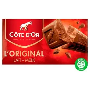Chocolate Belga Côte D Or | Tabuleiro de Chocolate de Leite L'Original  | Chocolates Côte D'Or | Chocolates Belgas Fabricados na Bélgica Côte D'Or | 14,1 Onças no Total - Image 2