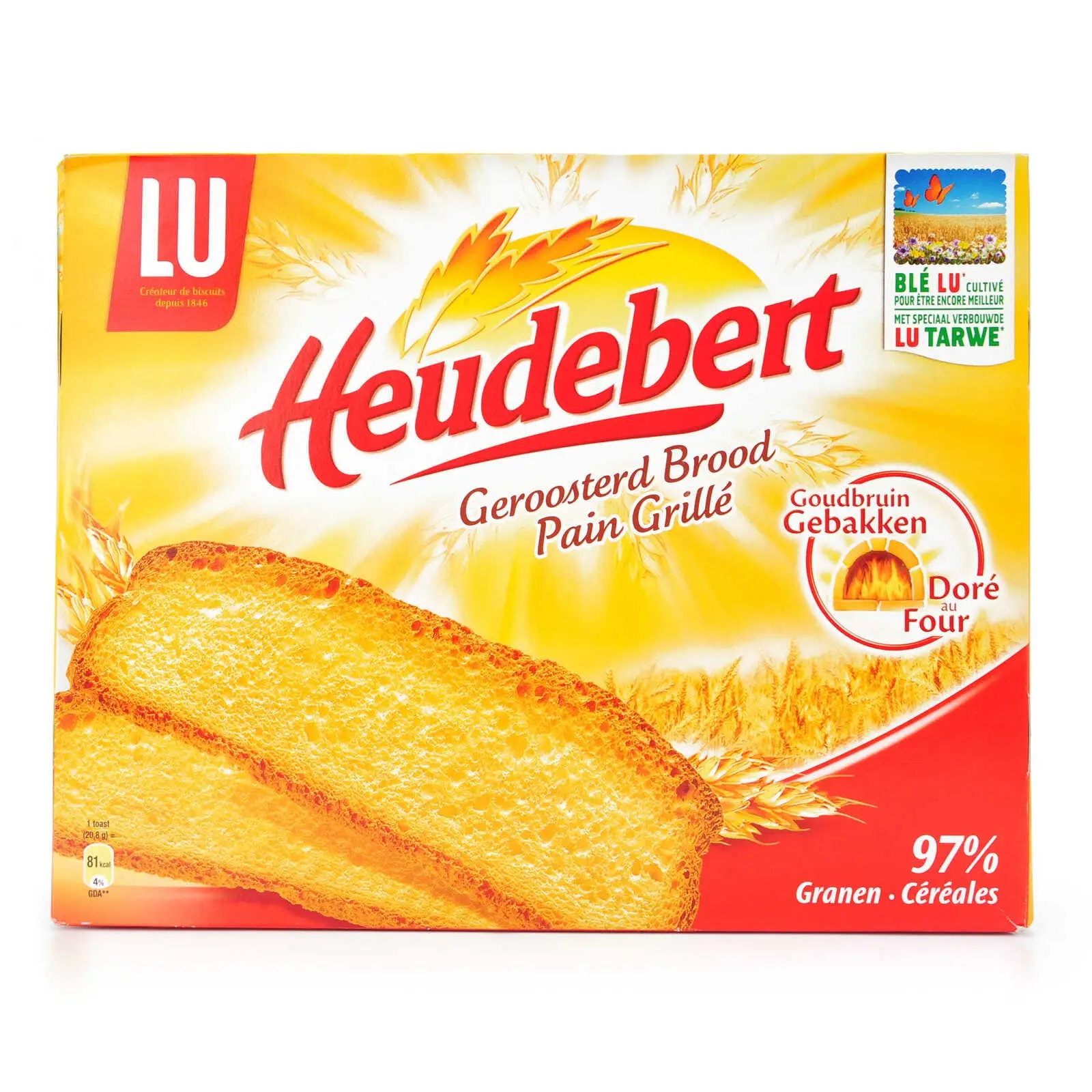 Biscoitos Lu | Bolachas Heudebert Toast Crackers Pão Torrado | Biscoitos Lu | Biscoitos Belgas | 17,6 onças no total