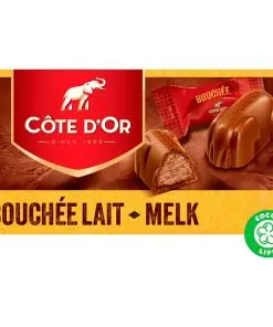 Côte D Or Belgian Chocolate | Côte D'Or Bouchée Pralines Milk Chocolate Praliné 8 Pralines | Côte D'Or Chocolates | Belgian Chocolates Made In Belgium Côte D'Or | 7 Ounce Total