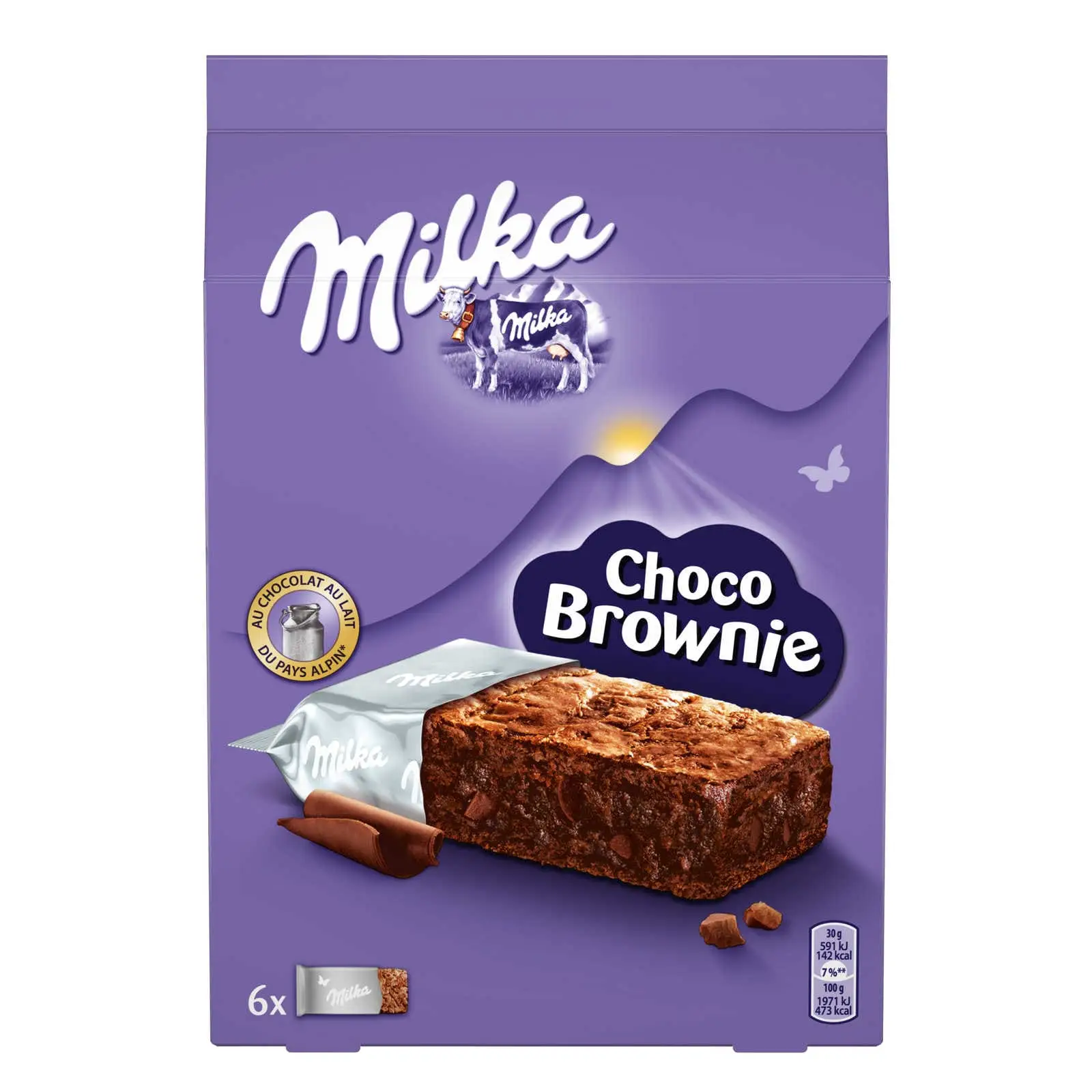 Milka Chocolate Candy | Choco Brownie 6 Pieces | Milka Bars | Milka Candy | 6,3 Ounce Total