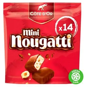 Côte D Or Belgian Chocolate | Côte D'Or Nougatti Mini Milk Chocolate Bars | Côte D'Or Chocolates | Belgian Chocolates Made In Belgium Côte D'Or | 6,3 Ounce Total - Image 2