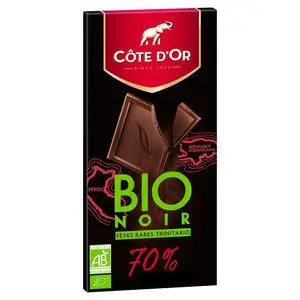 Côte D Or Belgische Schokolade | Bio Noir 70 % | Côte D'Or Schokoladen | Belgische Schokoladen, hergestellt in Belgien Côte D'Or | 3,1 Unzen insgesamt – Bild 2