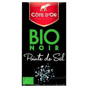 Côte D Or Belgische Schokolade | Bio Tablet Dark Chocolate Sea Salt | Côte D'Or Schokoladen | Belgische Schokoladen, hergestellt in Belgien Côte D'Or | 3,1 Unzen insgesamt – Bild 2