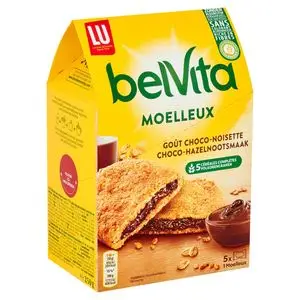 Biscuits Lu | Belvita Moelleux Choco-Noisette | Biscuits Lu | Biscuits belges | 8,8 onces au total – Image 2