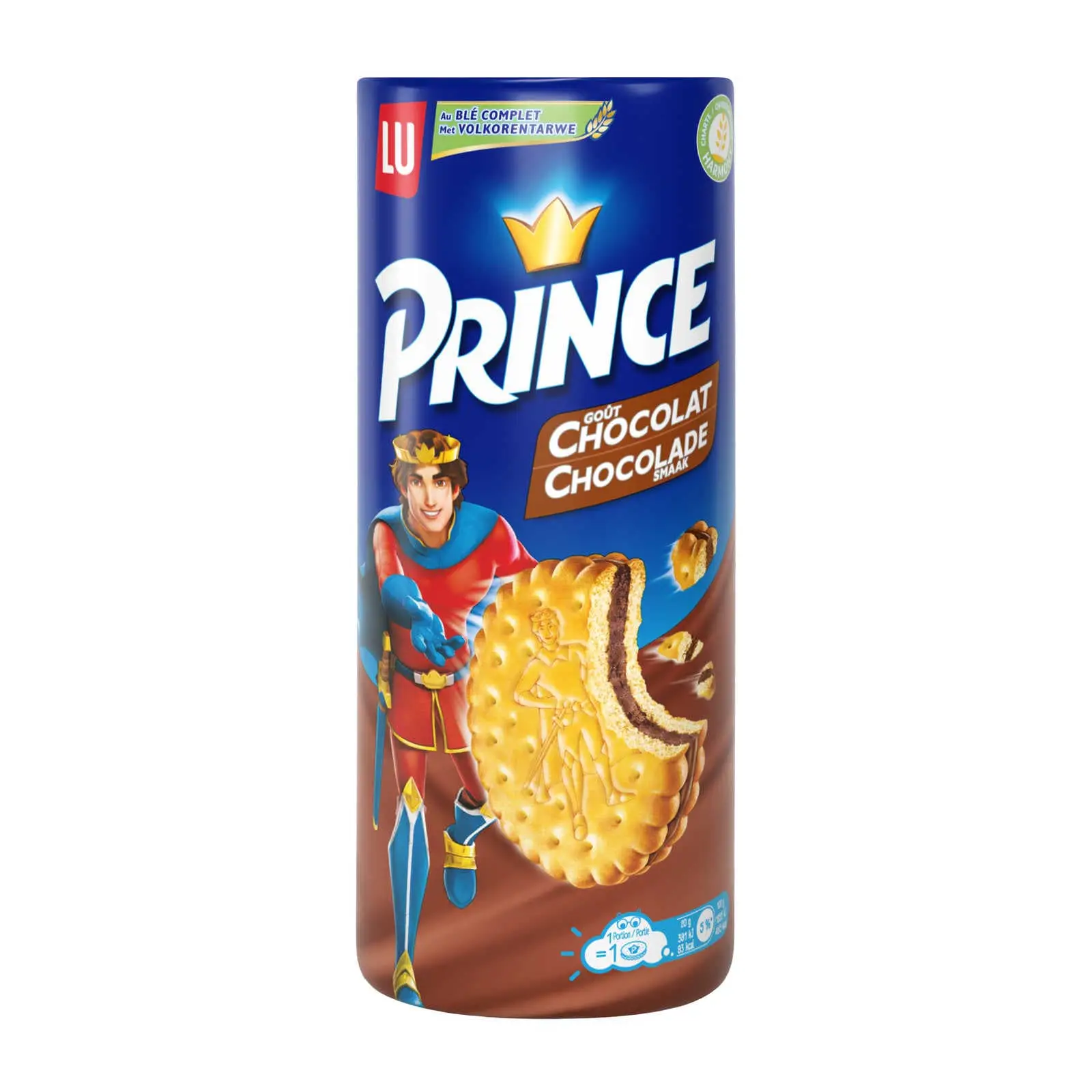 Lu Cookies | Prince Fourre Cookies Chocolate Flavor | Lu Biscuits | Belgian Cookies | 10,5 Ounce Total