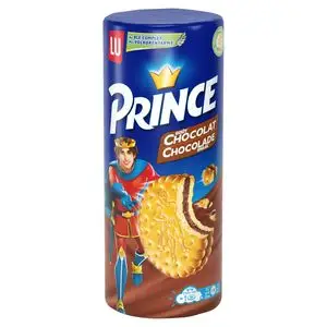 Lu Cookies | Prince Fourre Cookies Chocolate Flavor | Lu Biscuits | Belgian Cookies | 10,5 Ounce Total - Image 2