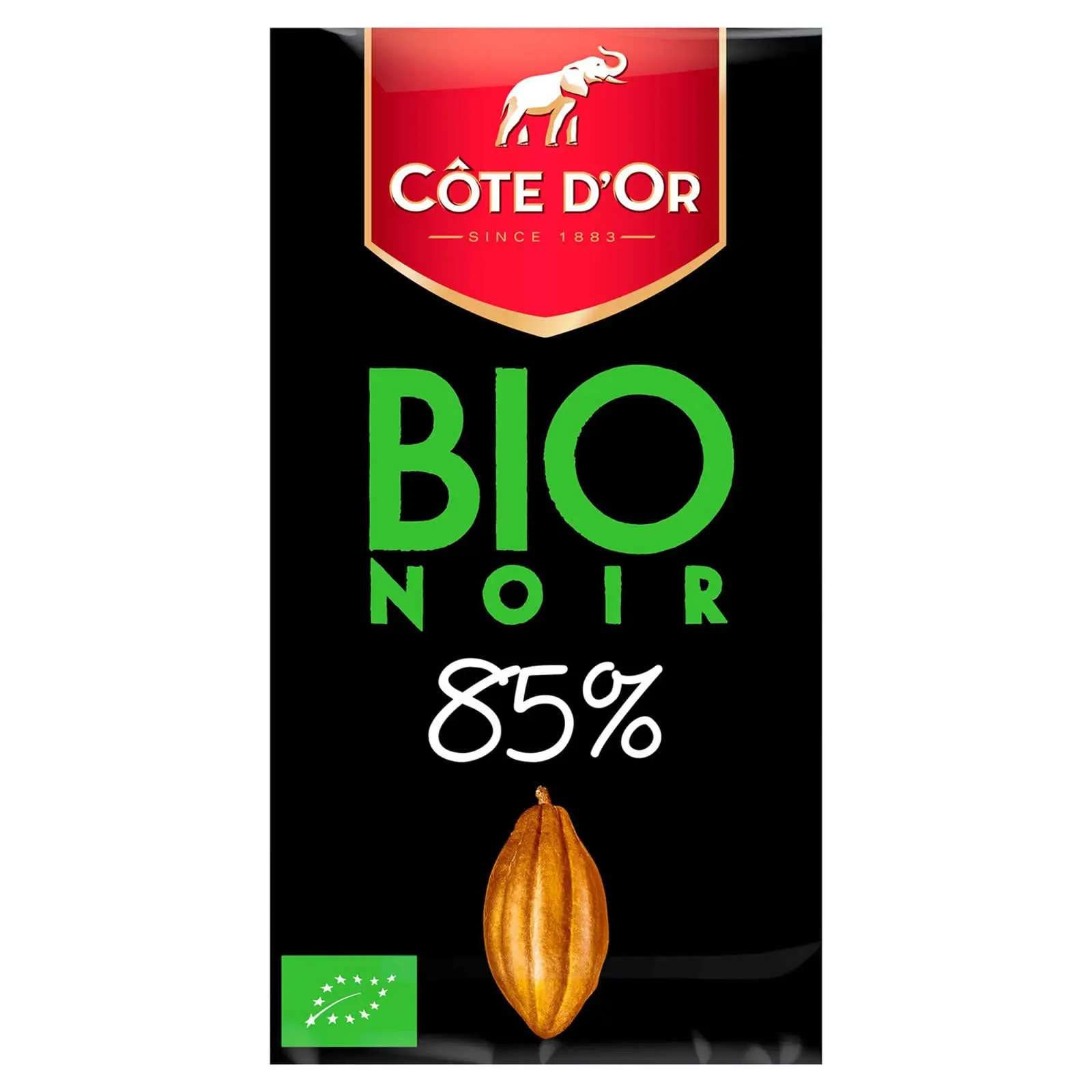 Côte D Or Belgische Schokolade | Bio Tablette De Chocolat Noir 85 % | Côte D'Or Schokoladen | Belgische Schokoladen, hergestellt in Belgien Côte D'Or | 3,1 Unzen insgesamt