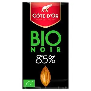 Côte D Or Belgische Schokolade | Bio Tablette De Chocolat Noir 85 % | Côte D'Or Schokoladen | Belgische Schokoladen, hergestellt in Belgien Côte D'Or | 3,1 Unzen insgesamt – Bild 2