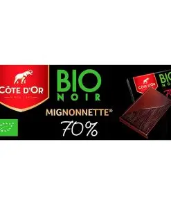 Côte D Or Belgian Chocolate | Côte D'Or Mignonnettes Pralines Bio Dark Chocolate 70% 18 Pieces | Côte D'Or Chocolates | Belgian Chocolates Made In Belgium Côte D'Or | 6,3 Ounce Total