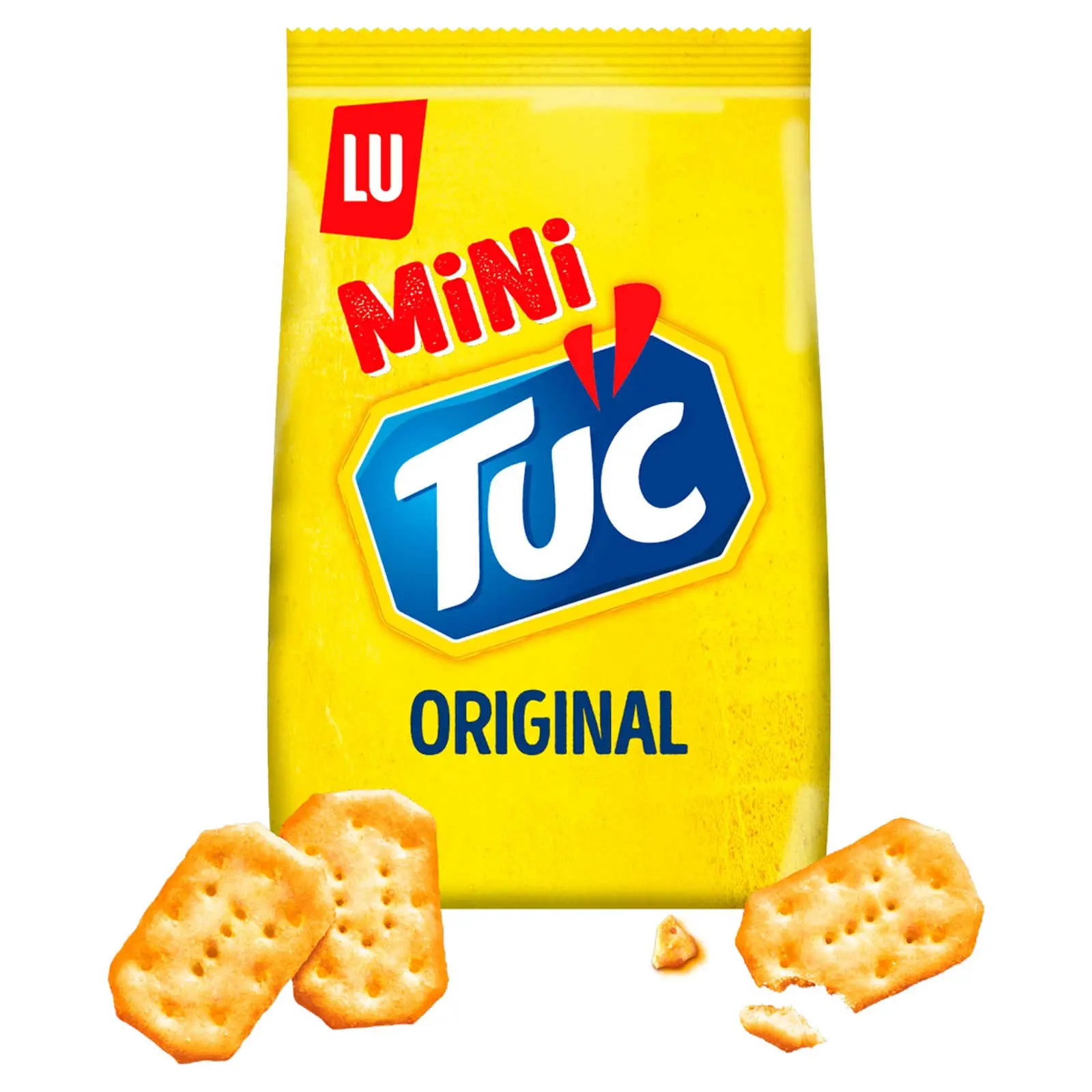 Biscoitos Lu | Mini Snackies Crackers Original Sal | Biscoitos Lu | Biscoitos Belgas | 3,5 onças no total