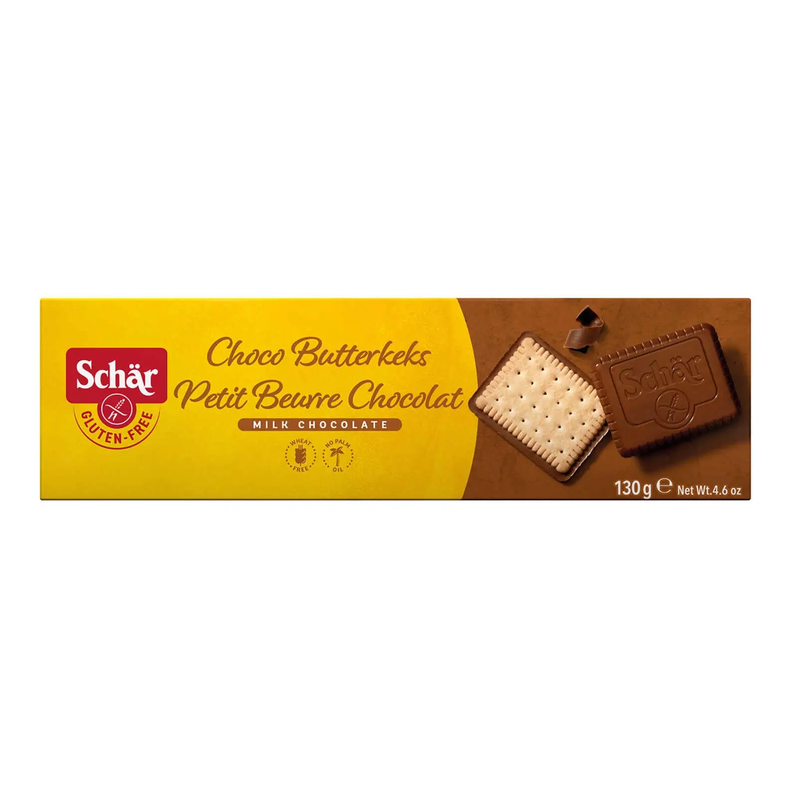 Schär Cookies | Choco Butter Cookies | Schär Biscuits | Schär Bread | 4,5 Ounce Total