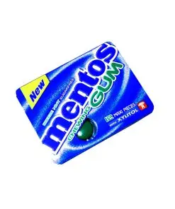 Mentos Gum | Kaugummi Breeze Mint zuckerfrei 12 Stück | Mentos Kaugummi | Mentos Süßigkeiten | 0,6 Unzen insgesamt