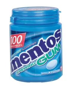 Mentos Kaugummi | Kaugummi Mighty Mint zuckerfrei 100 Stück | Mentos Kaugummi | Mentos Bonbons | 5,2 Unzen insgesamt