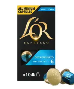L'Or Coffee Pods | Coffee Capsules Espresso Decaffeinato Intensity 6 Nespr | L'Or Espresso Capsules | L'Or Espresso Pods | 1,8 Ounce Total