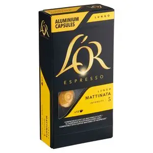 L'Or Coffee Pods | Espresso Lungo Mattinata 10 Capsules | L'Or Espresso Capsules | L'Or Espresso Pods | 1,8 Ounce Total - Image 2
