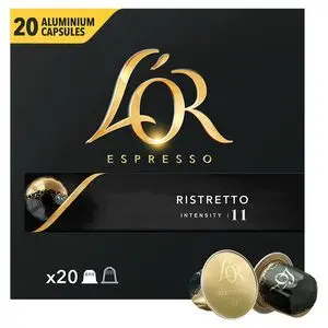 L'Or Coffee Pods | Coffee Capsules Espresso Ristretto Intensity 11 Nespr | L'Or Espresso Capsules | L'Or Espresso Pods | 3,6 Ounce Total - Image 2