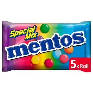 Mentos Candy | Chewy Dragees Special Mix 5 Pieces | Mentos Sweets | Mentos Roll | 6,6 Ounce Total - Image 2